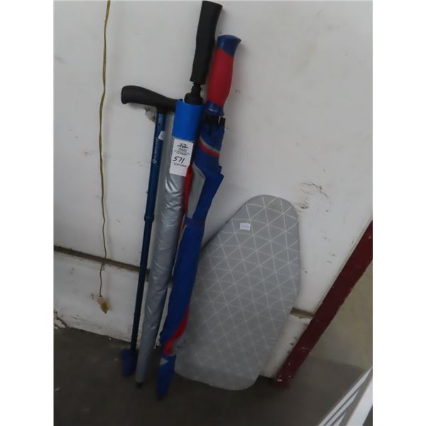 Umbrella, Cane, Mini Ironing Board