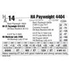Image 1 : HA Payweight 4404