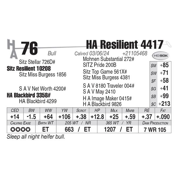 HA Resilient 4417