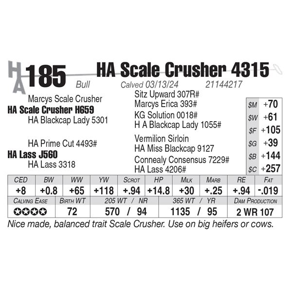 HA Scale Crusher 4315