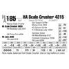 Image 1 : HA Scale Crusher 4315