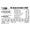 Image 1 : HA Scale Crusher 4326