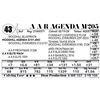 Image 1 : A A R Agenda M205