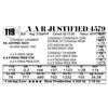 Image 1 : A A R Justified 4579