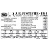 Image 1 : A A R Justified 4514
