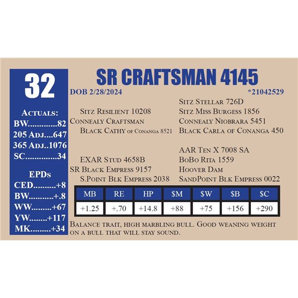 SR CRAFTSMAN 4145