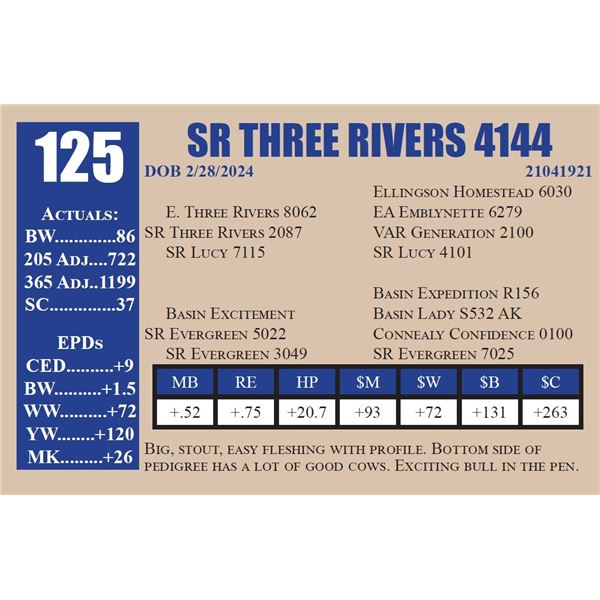 SR THREE RIVERS 4144