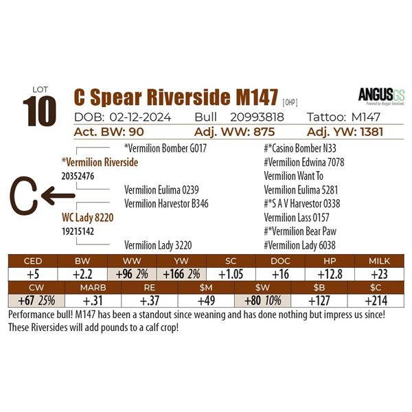 C Spear Riverside M147