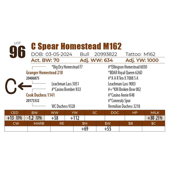C Spear Homestead M162