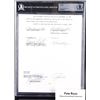 Image 1 : PETE ROSE BANNED DOCUMENT BECKETT AUTHENTICATED