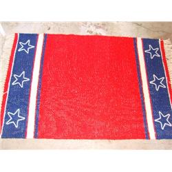 Texas Star Rug from Paint Rock Texas (36"x53")