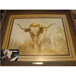"Proud Horns" by Betty Allison 7/1000 signed, (1981)