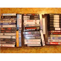 3 boxes of VCR tapes,(apprx. 46)