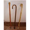 Image 1 : 3 Wood Canes