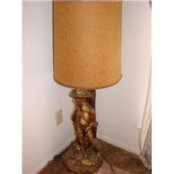 Large Cowboy Lamp w/Shade