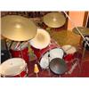 Image 1 : Large Ludwig Drum Set,stool,drum sticks, wire brushes