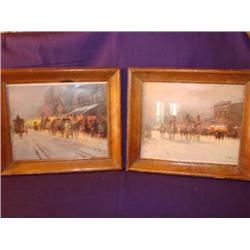 2 Framed G. Harvey Prints