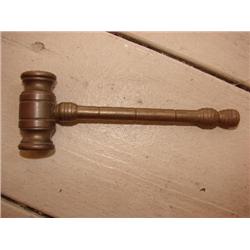 Heavy brass gavel