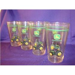 Set of 4 John Deere Glasses