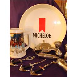Barware-includes Michelob tray