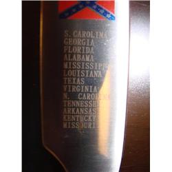 Confederate theme knife