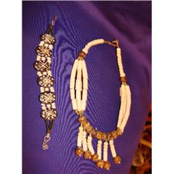 2 Indian Style Beaded Jewelry Items