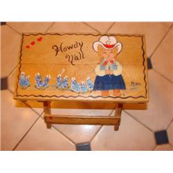 "Howdy Y'all" Texas Bench