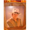 Image 1 : John Wayne print in rustic frame