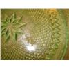 Image 2 : 2 Green Sandwich Glass Platters