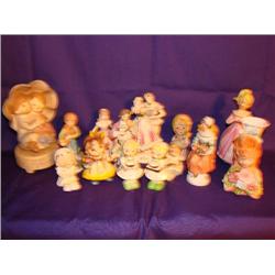 15 Figurines-including Head Vase