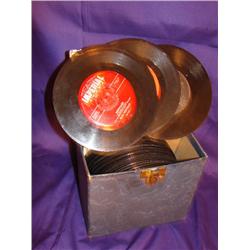 45's in Record Case