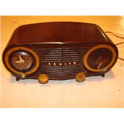 Zenith clock/radio w/orig. operation guide No#S-22409