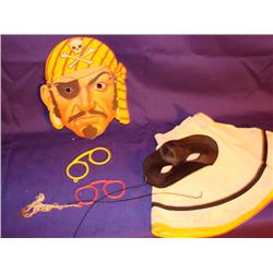 Old Halloween Masks & Costume Items