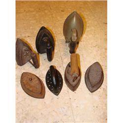 7 Antique Irons