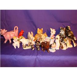 18 Animal Figurines-all shapes & sizes!