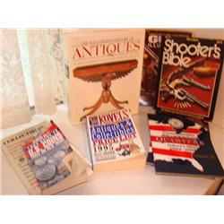 1 box of books on Guns, Coins & Antiques