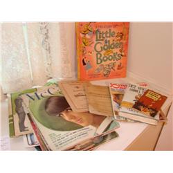 1 box of old books & magazines