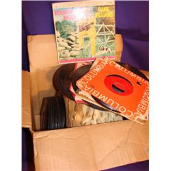 Box of old 45's