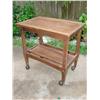 Image 1 : Small Two Tier Table on Casters