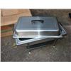 Image 1 : Chafing dish w/double sterno inserts, lid & pan.