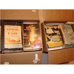 2 Boxes of Cookbooks