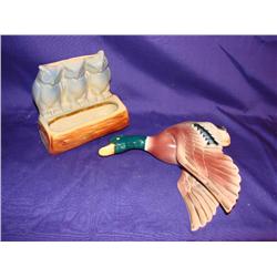 Old Owl Planter & Duck Wall Pocket