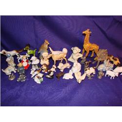 Large amount of miniture animals-all shapes & kinds!