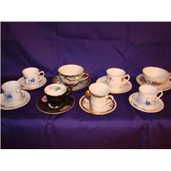 8 Tea Cups & Saucers inclds: Geisha Girl Tea Cup
