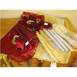 4 Tablerunners with matching napkins-all are new!