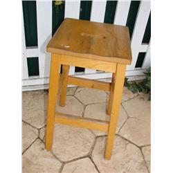 Old Country Wooden Bar Stool
