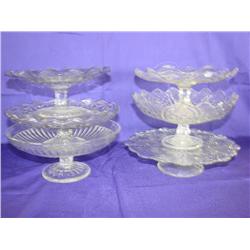 6 Crystal Serving Compotes