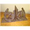 Image 1 : Metal Horse & Horse Shoe Bookends