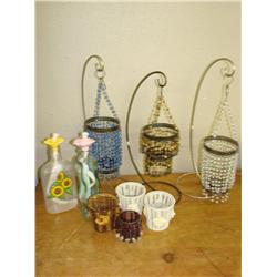 Beaded Candleholders & Oil Candle Jars