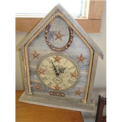 Pony Express Barnwood Clock